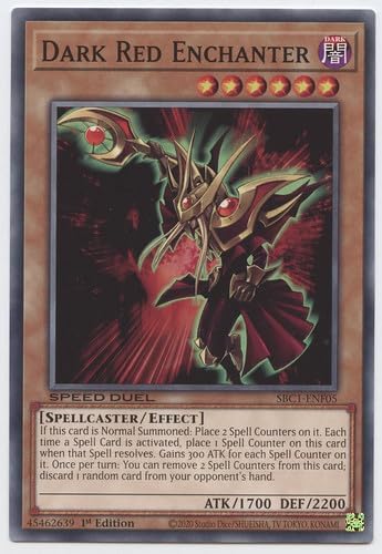 Encantador rojo oscuro - SBC1-ENF05 - Común - 1ª edición