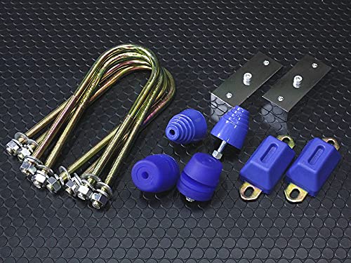 200系ハイエース2WD ローダウンキット1 【ブロック25mm(1インチ)+バンプ3点セット】オートレベライザー対応 <S-GL/DX/1型/2型/3型/4型/5型/6型>