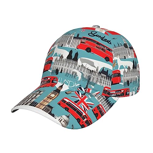 Casquette de baseball homme femme délavée et réglable taille unique sport