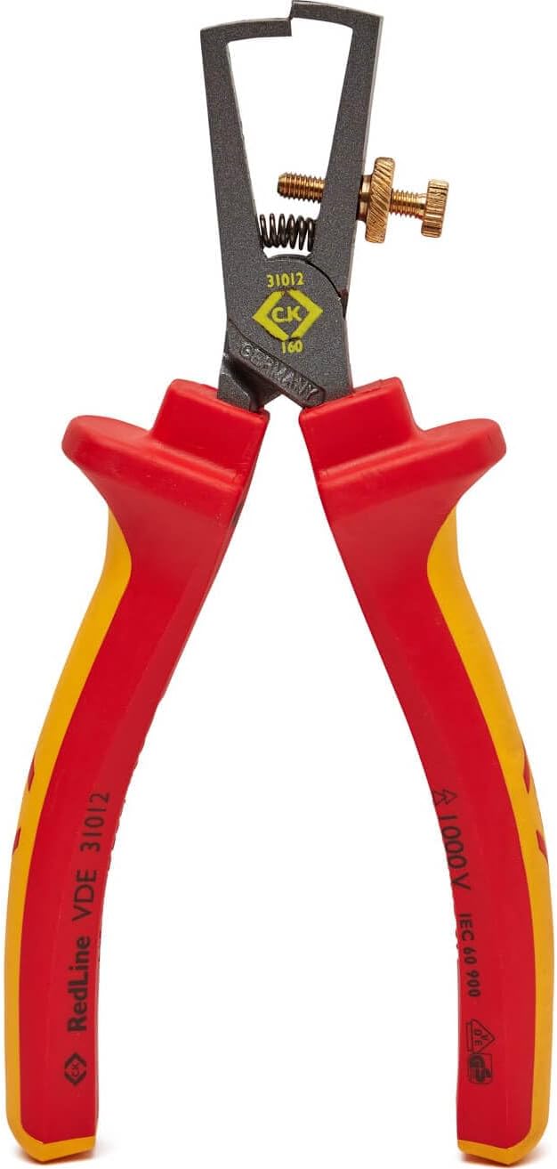 C. K Tools 431012 RedLine VDE Insulated Universal Wire Stripper, 6-5/8-Inch OAL