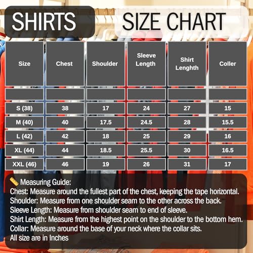 Image of VastraVibes Men's Solid Casual Shirt - Full Sleeve Slim Fit Cotton Blend Button-Down Shirt for Office, Party, Formal