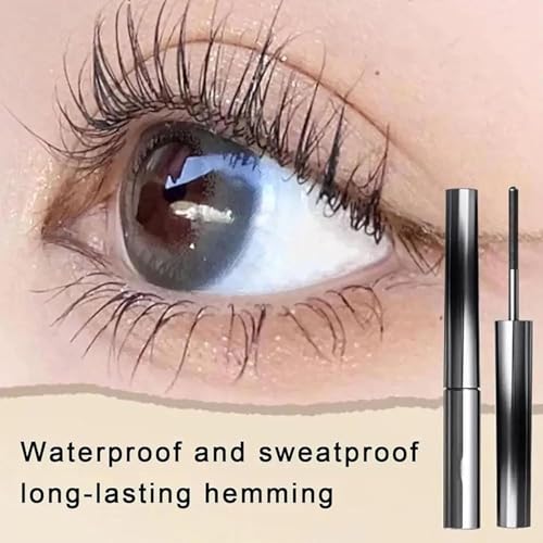 Iron Wand Mascara, Iron Wand Mascara Metal Rod Mascara 3D Curling Eyelash Iron Mascara, Iron Wand Curling Mascara, Long-Lasting, Waterproof (Black + Brown) - Image 3