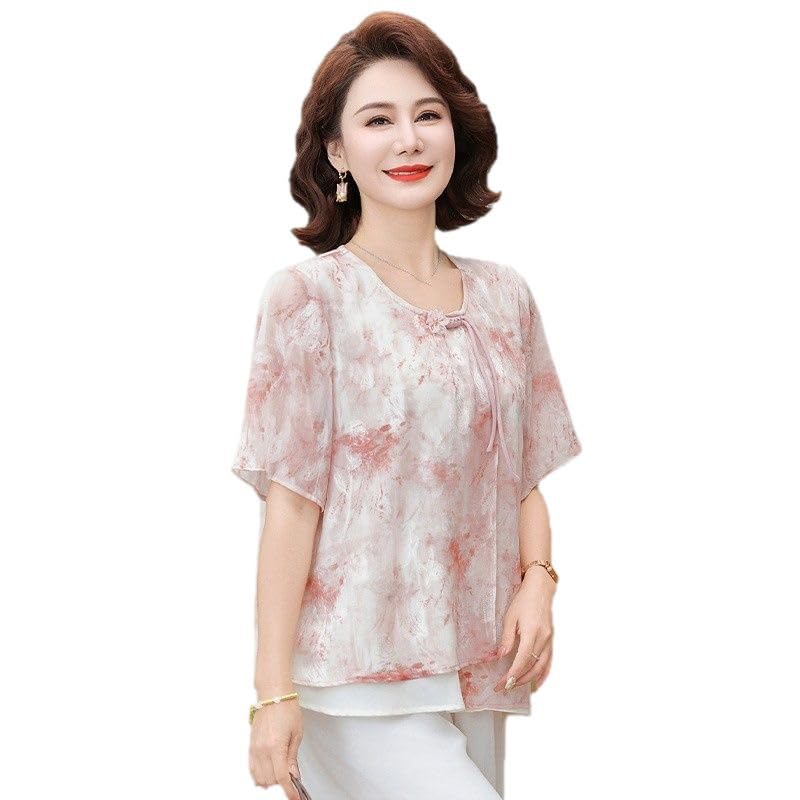 Conjunto de blusa de gasa y pantalón casual para mujer ejecutiva 6