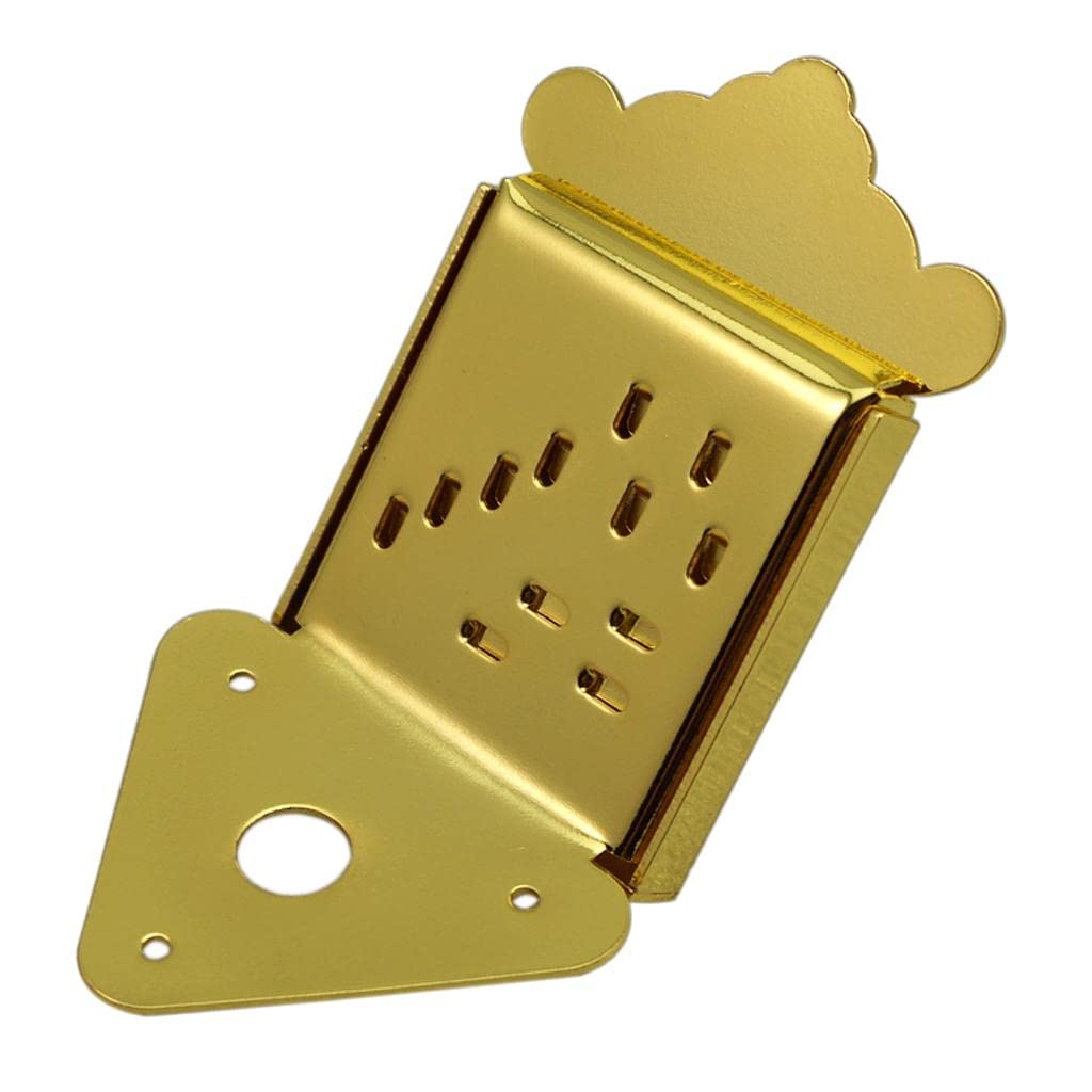 THE STYLE SUTRA ® Mandolin Tailpiece Bridge Tailpiece with Screws DIY Replacement Parts Golden| Guitars & Basses | Parts & Accessories | Guitar Parts | Bridges-image-45