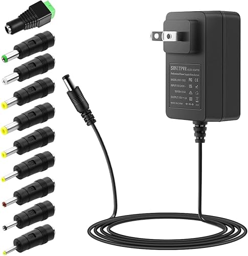 Miniatura 1 de SHNITPWR Fuente de alimentación de 15 V CC 15 V 2 A 30 W Adaptador de CA 15 voltios cable de alimentación CC CA 100  240 V a CC 15 voltios 2
