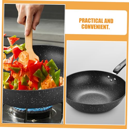 Wok pequeño antiadherente de piedra Maifan miniatura 7