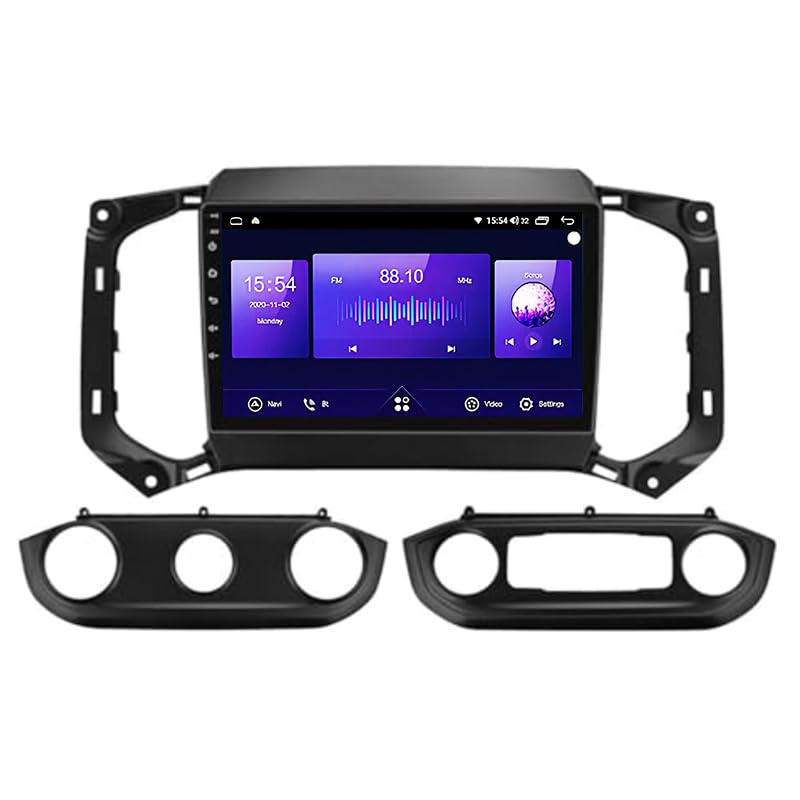 JZHIWEI Android 15 Radio Coche Pantalla Táctil 9 Pulgadas para Chevrolet Trailblazer 2017-2019 Conectar y Usar Navegación GPS Control del Volante 4G WiFi FM Am RDS Enlace Espejo con Bluetooth