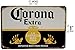Corona Beer Man Cave Decor Metal Bar Sign | La Cerveza Alcohol Cervezas Extra | Party Home Bar Decor | Retro Vintage Bar Signs Size: 8x12 Inches
