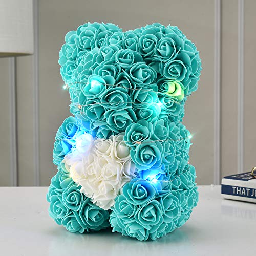 image for Rose Teddy Rose , Rose Bear - Handmade with Flower Petals - Artificial