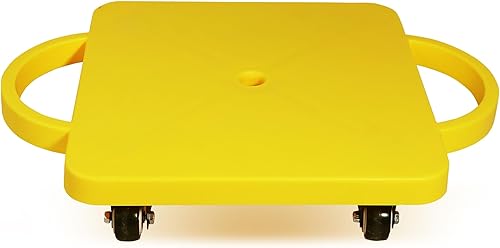 Miniatura 8 de GSE - Patineta de piso con asas, scooter sentado para niños, equipo de juego en interiores, divertido tablero de scoot con ruedas de plástico que no