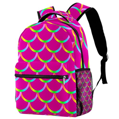 Sac à dos pour ordinateur portable licorne rose aux finitions soignées et durables