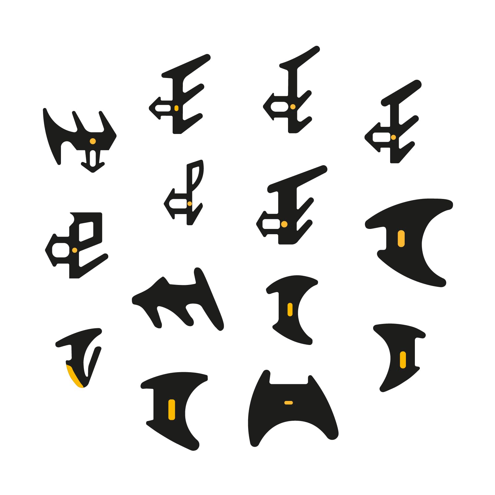 UPVC Window and Door Gasket ExtrudaSeal Wedge & E Sample Pack Replacement Draught Excluder Seal
