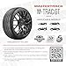 Mastertrack M-TRAC GT Ultra High-Performance All-Season Tire Set (4 Tires) 255/40ZR20 101W XL | 5-Year Warranty+3 Year Road Hazard Protection+Dual Tread Design for Sports Cars [TIRE ONLY] UTQG 460 A A