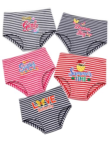 Image of BODYCARE Kids Girls Panty Ultrasoft Underwear 100% Cotton Soft Comfortable | Skin Friendly | Innerwear Pack of 5-Assorted