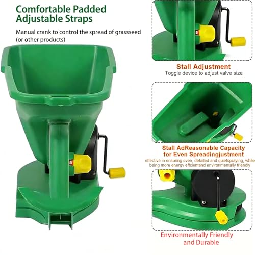 Esparcidor Manual de Semillas y Fertilizante 1.5L miniatura 5
