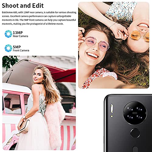 Smartphone-Libre-4G-Blackview-A80-621-HD-Pantalla-con-Camara-Cuadruple-13MP-16GB-ROM-128GB-SD-Bateria-4200mAh-Android-10-GO-Telefono-Movil-Barato-Dual-SIM-Huella-DigitalFace-IDGPSFM-Negro