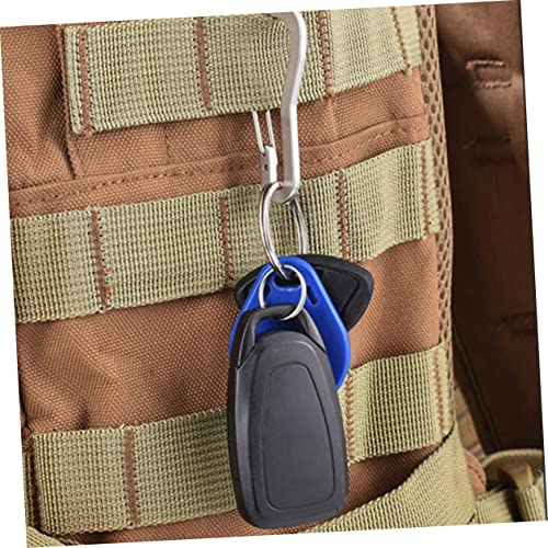 BESPORTBLE 6 Pçs Mosquetão De Aço Inoxidável Chaveiro Do Carro Mochila Gancho De Metal Chaveiro Do C