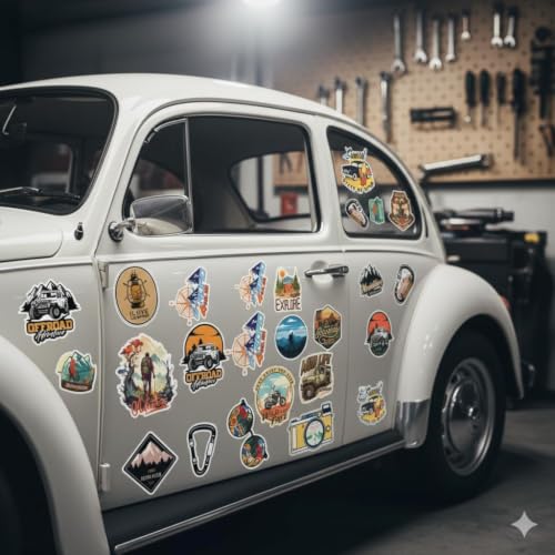 Image of Graphixdesign Decals Sticker Random Sticker for Skateboard Helmet Laptop Bicycle Hypebeast Bike Guitar Stickers ((8X10 Inch 15 PIC K))