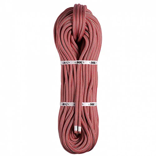 Beal 11 mm - Corde Statique en Polyamide pour Applications industrielles, travaux en Hauteur, éoliennes, opérations de Sauvetage - Rouge