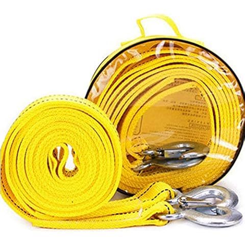 Beylos 4Maters 5Ton High Strength Tow Strap, with Two Safety Hooks, Winch Rope for Recovery Tow (13' Long 11000 Lb) Cover
