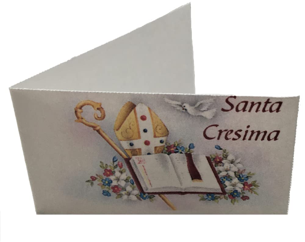 Vinciprova Le Gemme di Venezia 200 Bigliettini Bomboniera Santa Cresima Stampa Personalizzata a Colori
