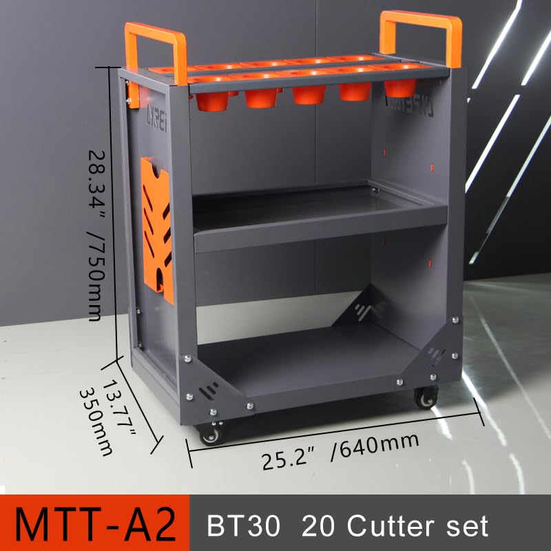 Product dimensions of the LYREIGN CNC Tool Rack MTTA2