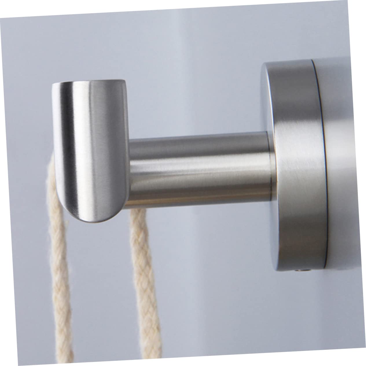3piezas Colgador De Toallas De Acero Inoxidable Doble Gancho Murale Para Baño y Cocina Resistente y Duradero Diseño Práctico Para Ahorro De Espacio
