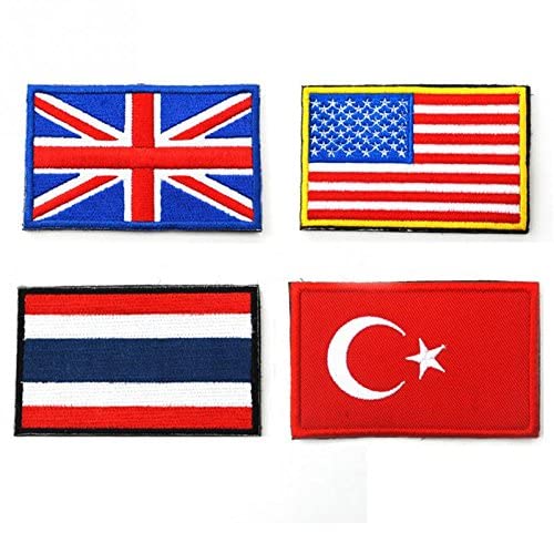 GlobalNiche® Unisex Fashion Embroidery Pattern Armband Magic Sticker Type Arm Label With 1pcs Magic Fiber 8 * 5CM Armband-image-13