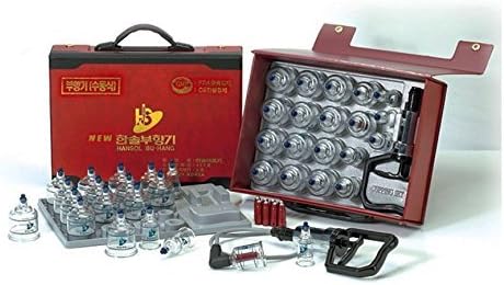 Genuine Hansol Cupping Set 19 Cups for Slimming, Vacuum Massage and Acupuncture