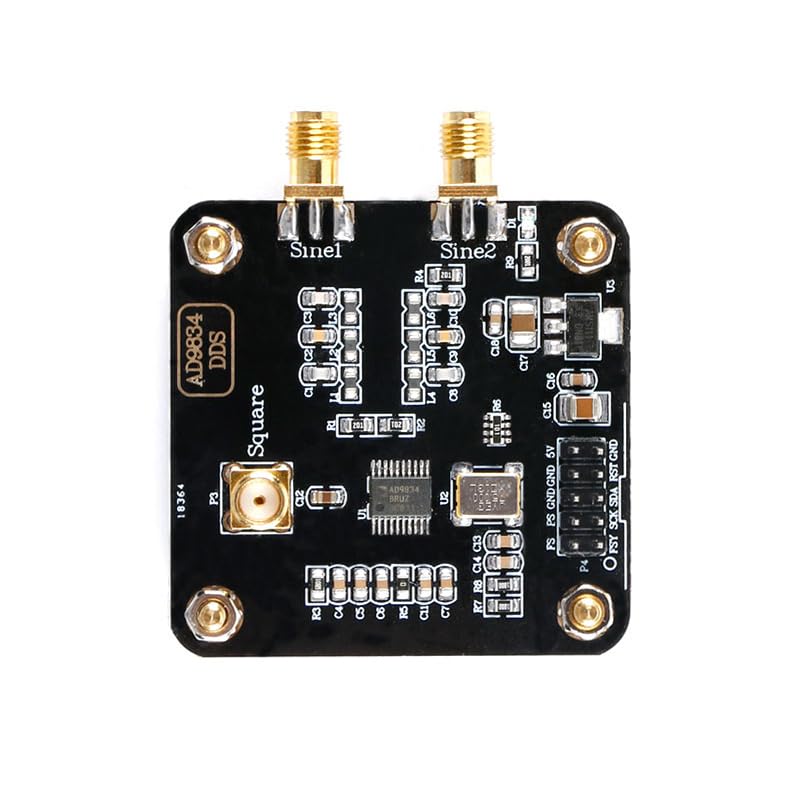 Image of AD9834 DDS High-Speed Signal Generator Module Sine Wave Triangular Wave Signal Generator DDS Sweep Source DC-5V 75MHz
