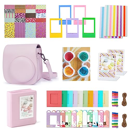 KALDA Instant Camera Accessories for Instax Mini 12 (Blossom Pink)