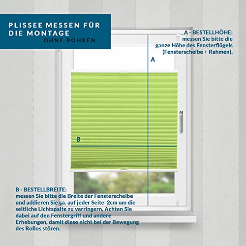 Plissee Grün HOME-VISION - 9