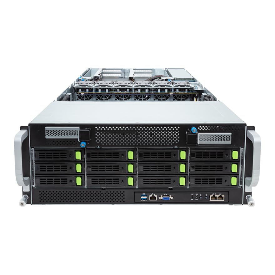 HPC/AI Server Barebone G493-SB2 rev. AAP1 4U Intel Gen4/Gen5 Xeon Scalable, Dual CPU, 8X Gen5 GPUs