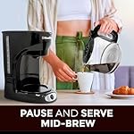 Mueller 12-Cup Drip Coffee Maker - Borosilicate Carafe, Auto-Off, Reusable Filter, Anti-Drip, Keep-Warm Function, Clear Water Level Window Coffee Machine, Kitchen Essentials & Accessories - Image 4