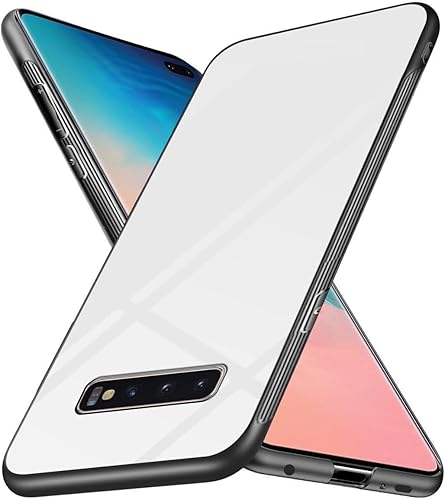 Miniatura 9 de Luhuanx Funda para Samsung Galaxy S10 Plus, patrón de color degradado de vidrio templado+marco TPU híbrido delgado caso para Galaxy S10+, Samsung