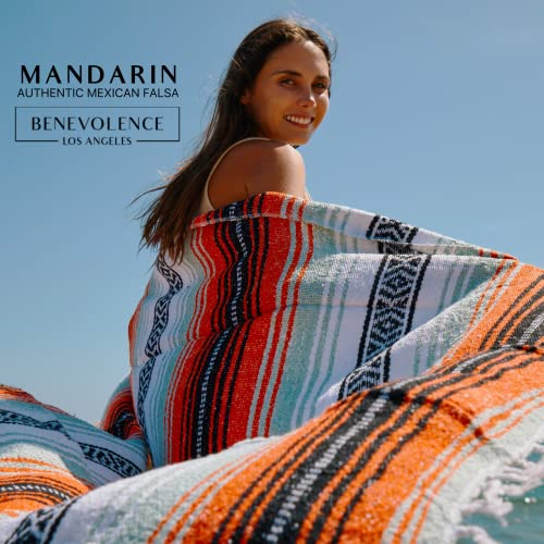 Mexican Yoga Blanket (Mandarin) - Image 3