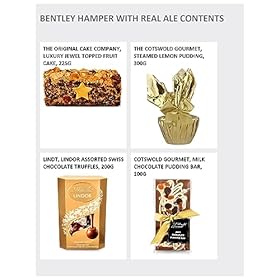 Buy the Bentley Real Ale Hamper for Him & Her – Premium Beer Gifts with Mature Cheddar, Cotswold Brie, Chocolate Biscuits & Lindor Truffles for Ale Lovers – Regency Hampers