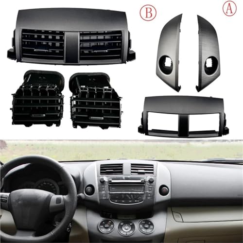 Grille ventilation aération Toyota RAV4 2006-2011 panneau central climatisation auto - 3