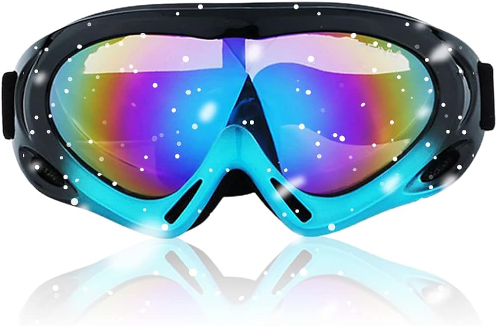 Simmpu Gafas De Snowboard, Protección UV, Lente Antivaho, Correa Ajustable, Gafas De Nieve Para Adultos y Niños, Invierno Para Padres e Hijos, Caza Al Aire Libre, Esquí, Patinaje, Motociclismo