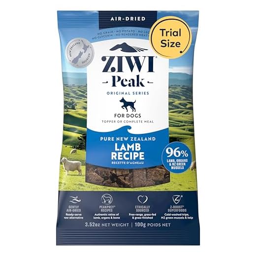 ZIWI Peak Air-Dried Dog Food – Lamb - All Natural, High Protein, Grain Free, Limited Ingredient w/Superfoods (3.5oz)