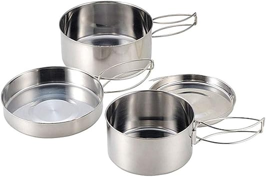 Amazon Campam 直火専用 ステンレス キャンプ クッカー 3点セット コンパクト 収納 食器 鍋 フライパン 深鍋 煮物 フライ お粥 パスタ ラーメン リゾット アウトドア キャンプ ソロキャンプ 釣り 登山 レジャー バーベキュー キャンピング 鍋 Campam Amazon Campam 直火専用 ステンレス キャンプ クッカー 3点セット コンパクト 収納 食器 鍋 フライパン 深鍋 煮物 フライ お粥 パスタ ラーメン リゾット アウトドア キャンプ ソロキャンプ 釣り 登山 レジャー バーベキュー キャンピング 鍋 Campam