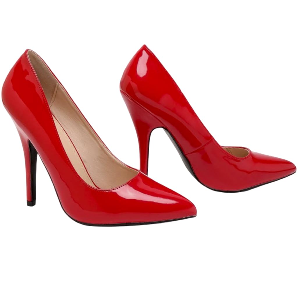 Damen Queen Pointed Toe Pumps Elegant High Heel Stiletto Pumps Klassische Geschlossene Zehen Kleid Heels für Party Tragen