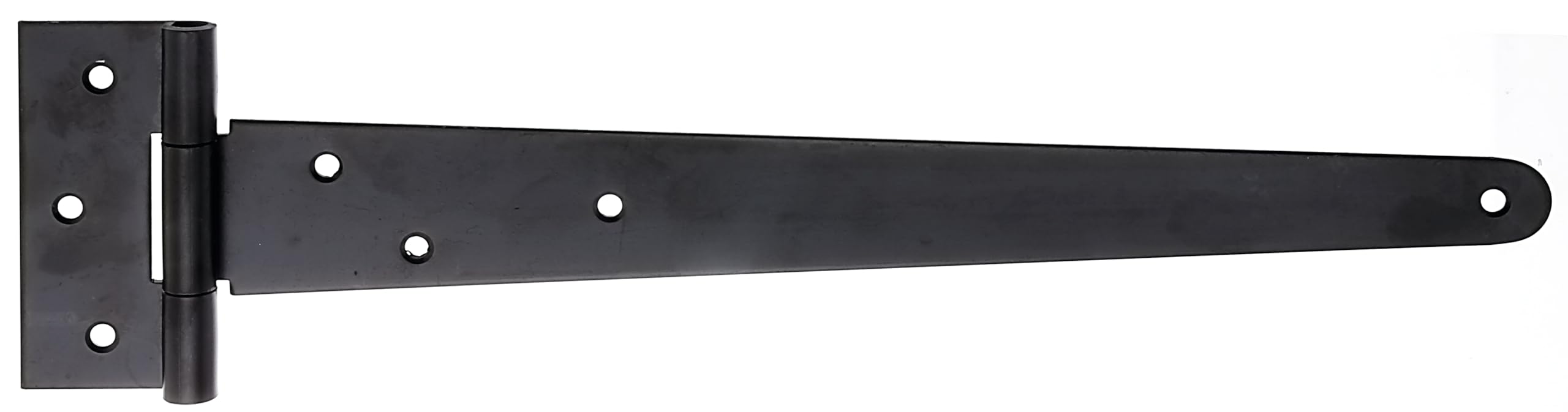 Alberts 829957 Penture anglaise | laque noire pour immersion | penture 495 x 46 mm | charnière 90 x 40 mm | kit de 10