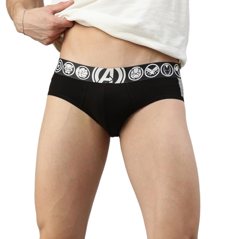 Image of Zoiro Men's Marvel Character Cotton Brief Pack of 2