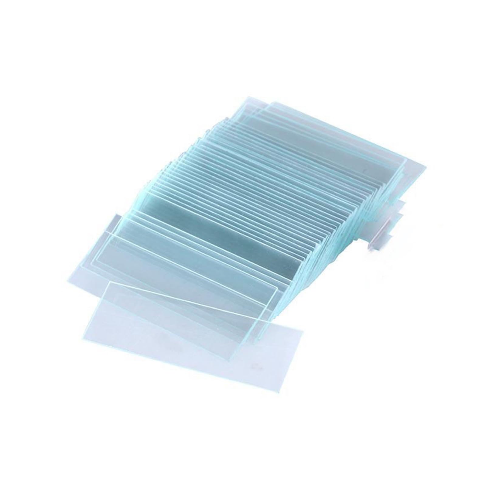25 x 76 mm verdickte leere Mikroskop-Objektträger, Mikroskop-Zubehör for die Laborvorbereitung(Tnickness 2 mm)
