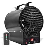 AKUSAKO Electric Garage Heater - Workspace Forced Air Heater, Portable Space Heater with Thermostat for Workshop, Warehouse, Large Storage Area