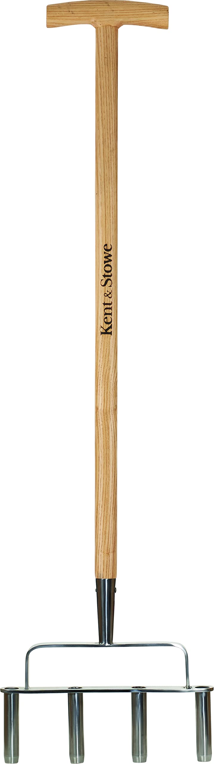 Kent & Stowe Stainless Steel Hollow Tine Aerator 4 Prong FSC100percent