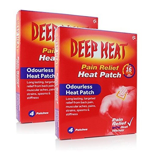 Deep Heat Lot de 4 à 2 écussons Cover