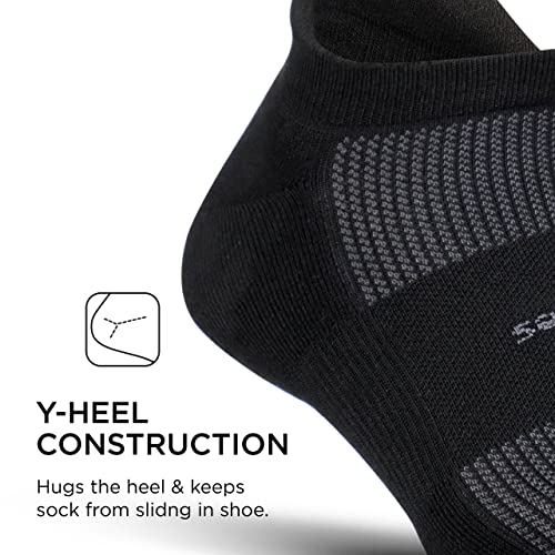 Image of Feetures High Performance Max Cushion Ankle Sock - Tab Socks for Women & Men with Heel Tab