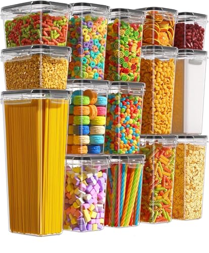 House Organizer Kit com 15 Porta Mantimentos – Potes Herméticos p...